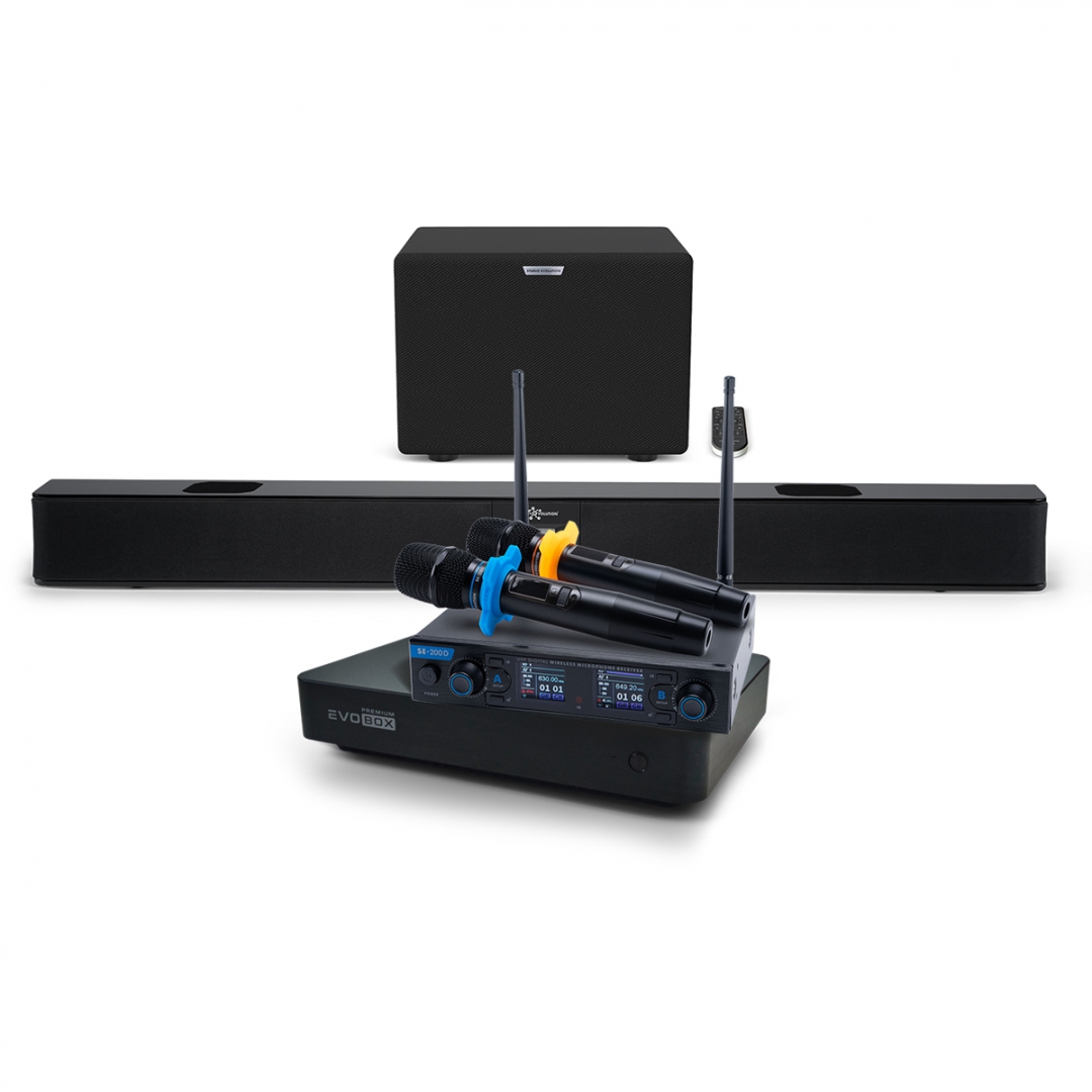 Hi-End караоке-система EVOBOX Premium + EvoSoundBar (саундбар с караоке) в Можге