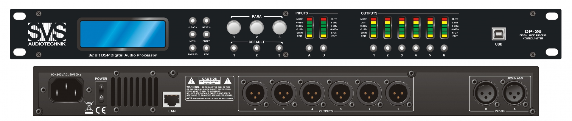 SVS Audiotechnik DP-26 Цифровой процессор: 2 входа 6 выходов в Можге