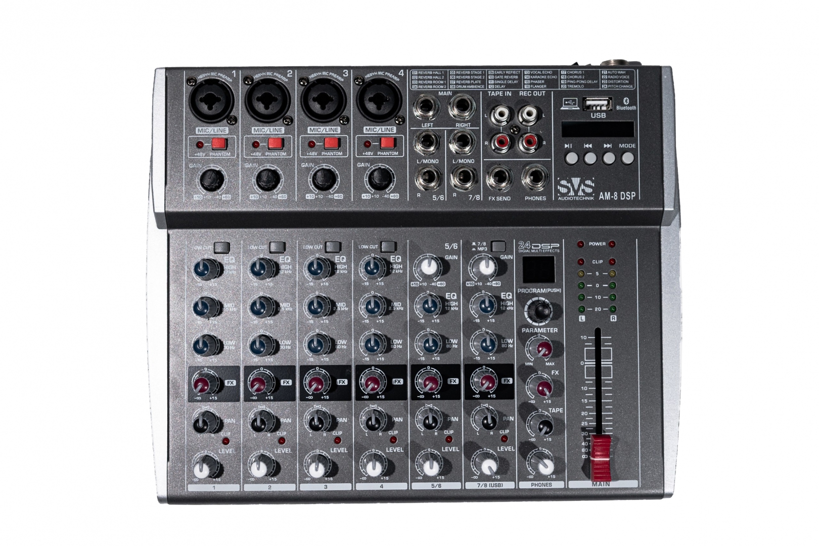 SVS Audiotechnik mixers AM-8 DSP Микшерный пульт аналоговый, 8-канальный в Можге